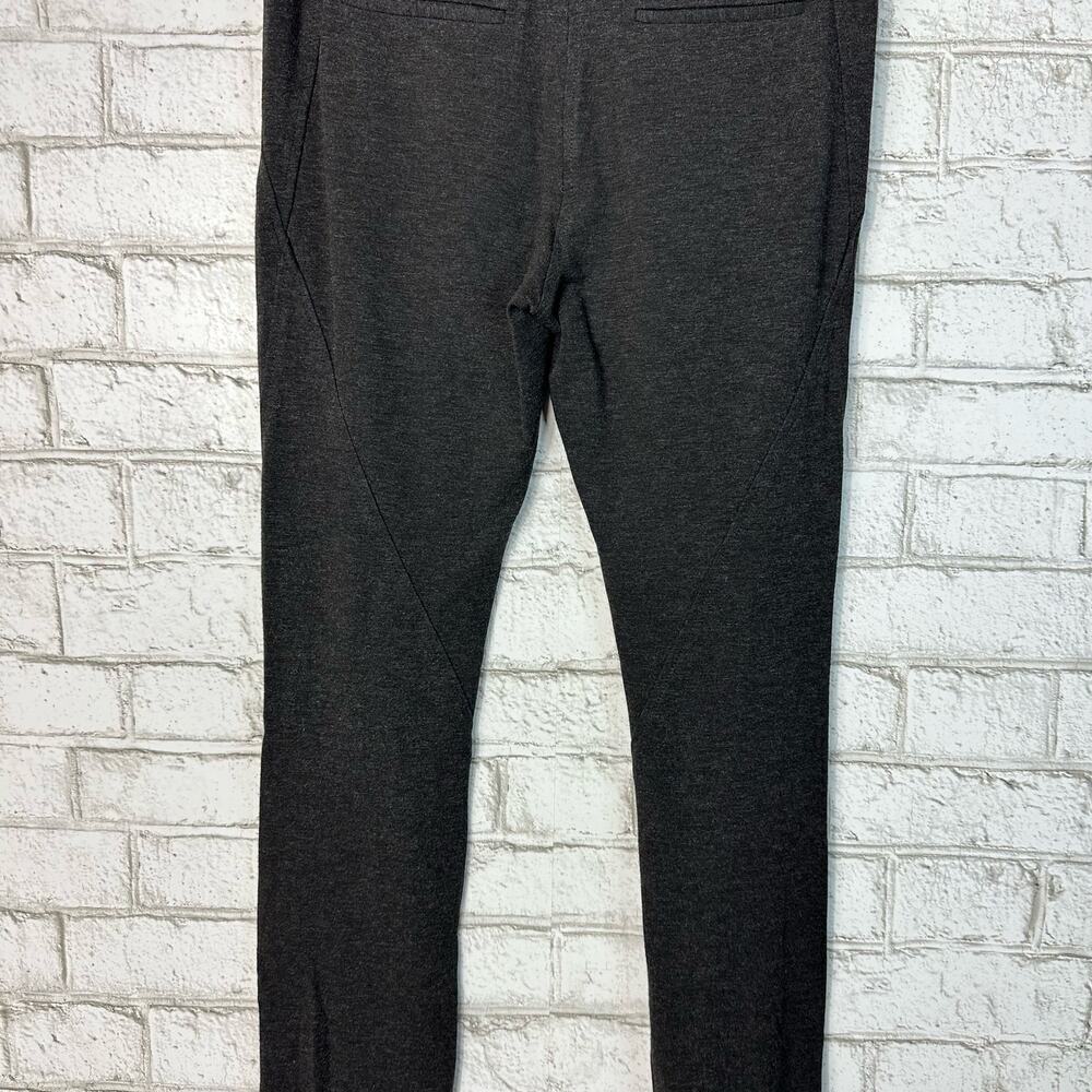 Diane von Furstenberg Gray Pants Slim Trousers Stretch Viscose Charcoal 6 - Picture 8 of 8